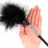 Kink - Plumes Chacouilles Avec Manche Strass 50 Cm